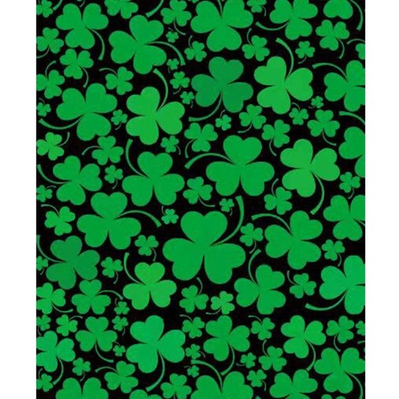 Solid Black with Shamrock Pockets - Wide Band ButterSoft Leggings One Size (Fits - Picture 3 of 3